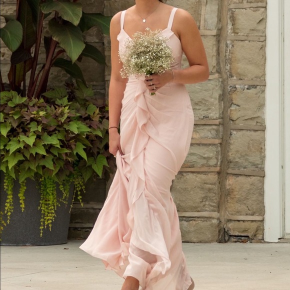 ⭐️Host Pick⭐️Vera Wang Blush Bridesmaids Dress/Prom Dress - Picture 3 of 10
